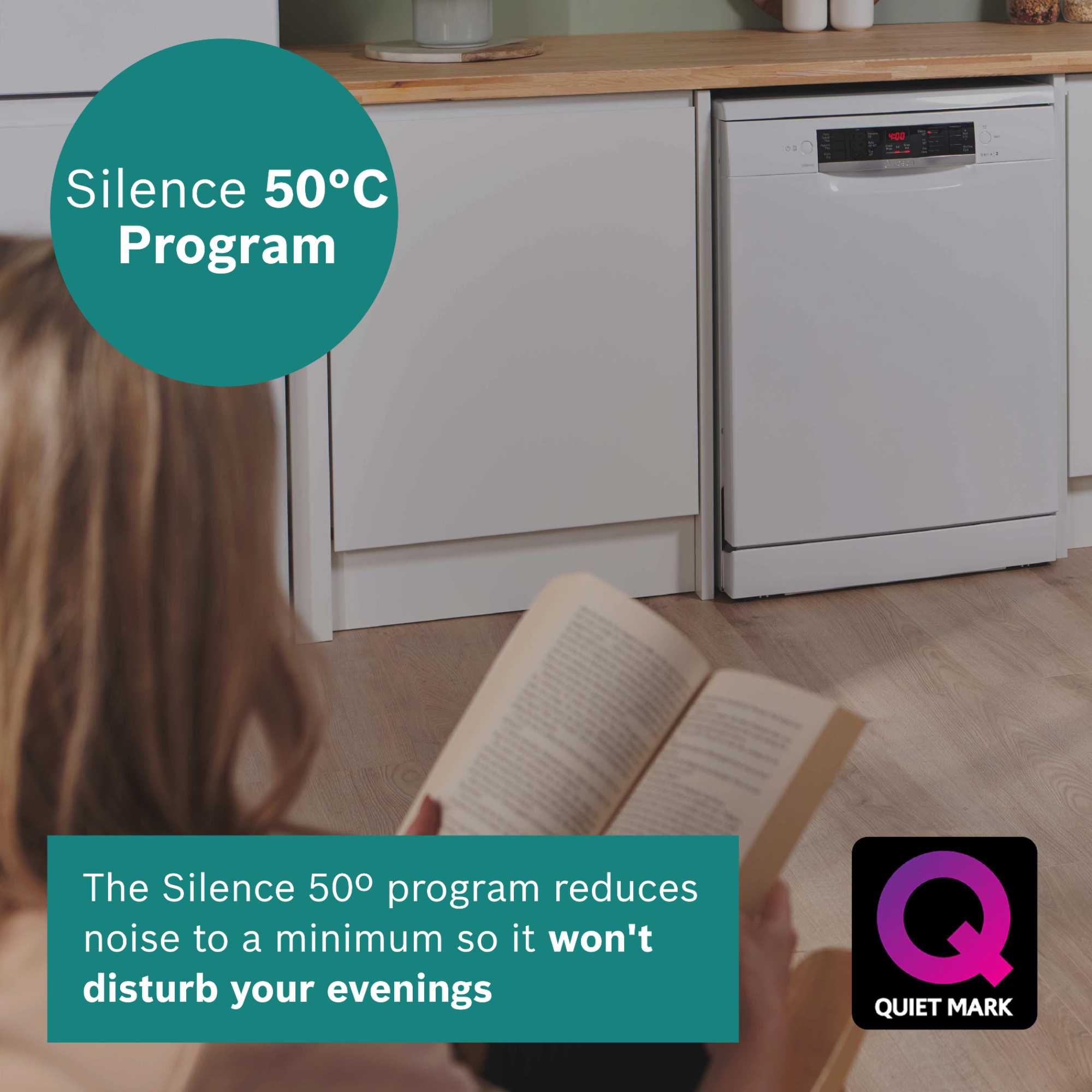 SMS26AW08G Series 2 60cm 12 Place Setting Dishwasher - White